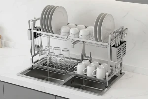 Pilihan Abadi: Rak Dapur Stainless Steel, Kuat dan Elegan untuk Dapur Modern rak dapur stainless